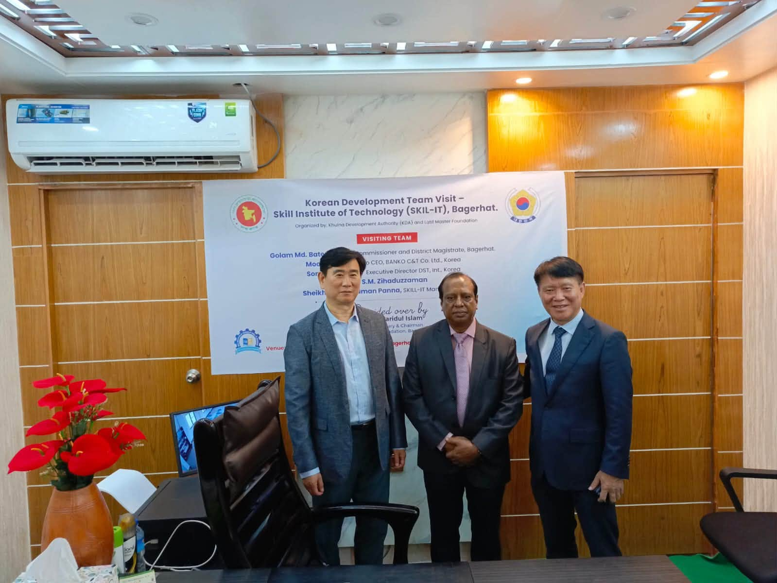 Korean Representative met with the President of BPSSD Foundation
